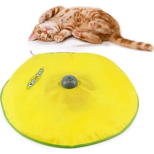 4 Speeds Cat Toy Undercover Mouse Fabric Cats Meow Interactive Electronic Toy Creative Pet Puppy Toy Cat supplies drop shipping