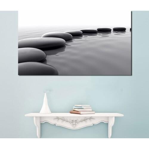 Zen Stone Buddhism Landscape Canvas Painting Print Bedroom Home Decor Modern Wall Art Oil Painting Poster Salon Pictures Artwork
