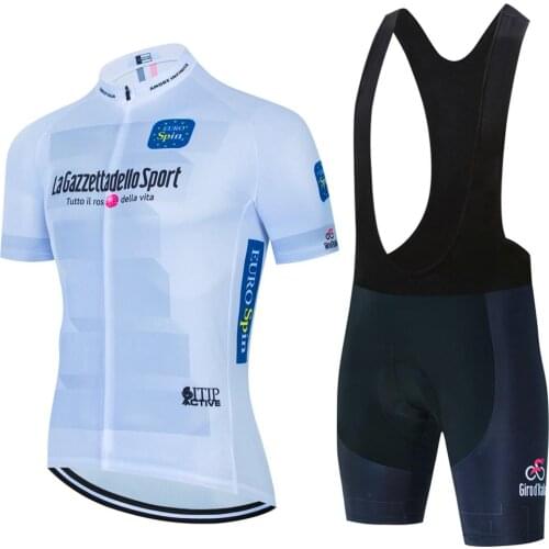 Tour De Italia Italy Pro Anti-UV Cycling Jersey Set Mountian Bicycle Cycling Sportswear MTB Bike Cycling Clothing Suit For Men