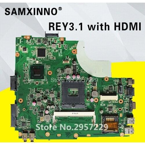 K43L Motherboard HM65 REV:3.1 For Asus X44H X84H K84L K43LY laptop Motherboard K43L Mainboard K43L Motherboard test 100% ok
