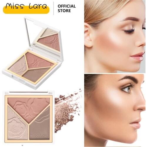 Miss lara Makeup iluminador Highlighter Face Concealer Contouring Bronzers Highlighters Cosmetic 3D Makeup Corrector Contour