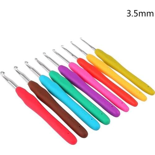 Multicolor Knitting Needles Crochet Hooks Weave Aluminium Knitting Needles Craft Yarn