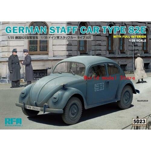 Ryefield-Model RM5023 1/35 German Staff Car Type 82E w/Full Interior Plastic Model Building Kit