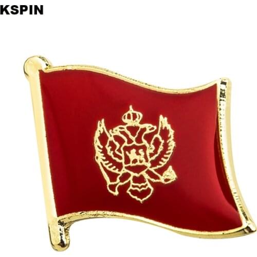 Montenegro National Banner Badges Metal Pin for Clothes Rozet Makara Replica Coins KS-0004