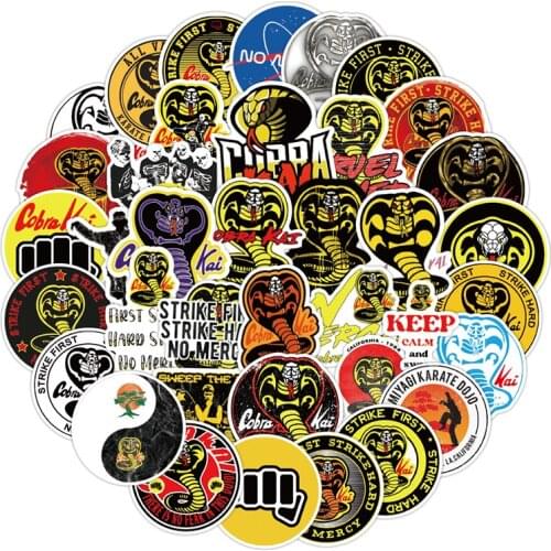 10/30/50PCS TV Show Cobra Stickers Skateboard Motorcycle Luggage Phone Guitar Graffiti DIY Kids Stickers PVC Waterproof Toy Gift