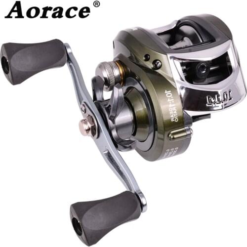 2021 New Baitcasting Reel Dual Brake System Reel 10KG Max Drag 19+1 BBs 10.1:1 High Speed Fishing Reel Equipment