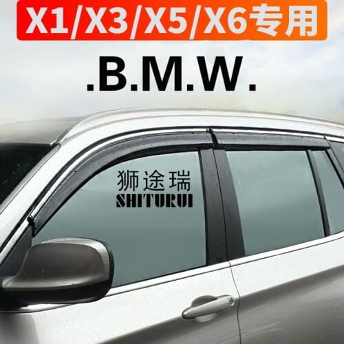 Window Visor Vent Sun Rain Deflector Guard For BMW X1 18Li/20Li/25Li X3 X5 X6 7 Series 730Li/740Li/750Li/760Li 2008-2018 2017