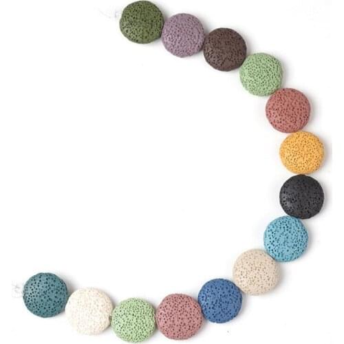 Fish Shape Natural Lava Rock Stone Beads DIY Essential Oil Diffuser Pendants Jewelry Necklace Earrings Making