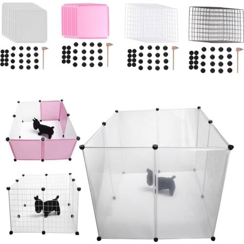 Wire Metal Dog Cat Puppy Pen Exercise Cage Hamster Rabbit Guinea Pig Mice