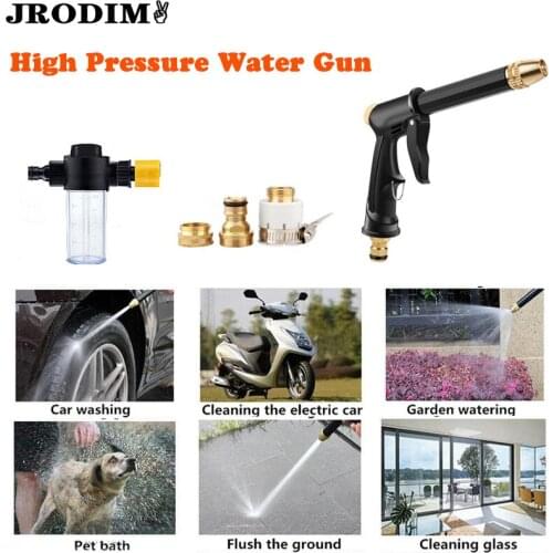 Dropship High Pressure Power Water Gun Garden Sprayer Sprinkler Water Gun For Car Floor Pet Washer Home Garden Cleaning Tools