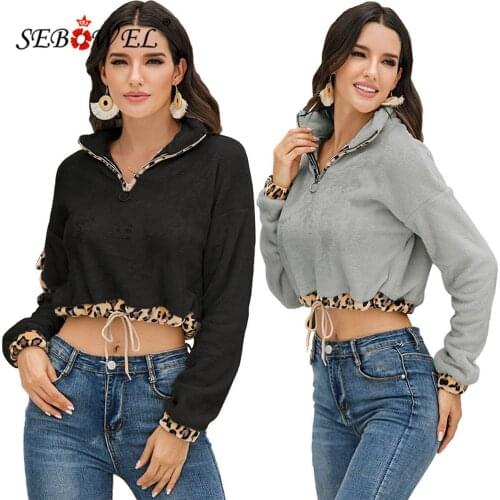 Женские короткие толстовки SEBOWEL China At AliExpress