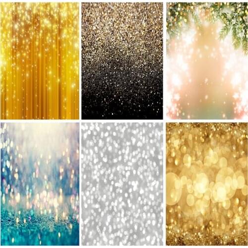 SHENGYONGBAO Vinyl Bokeh Photography Backdrops Glitter Light Spot Floor Photo Background Studio Photocalls Props 1911 CXZM-13