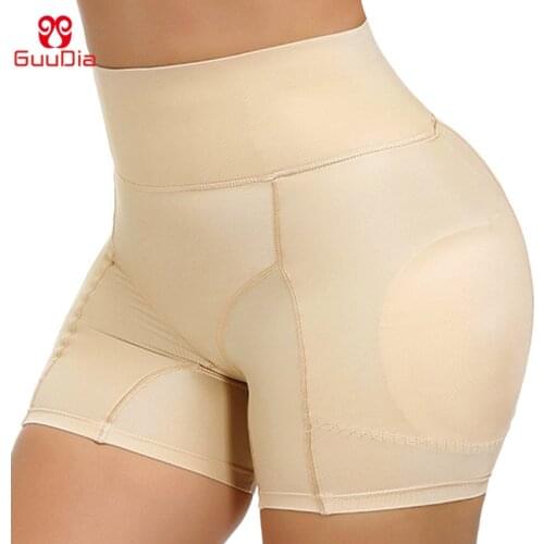 GUUDIA Hip Butt Lifter Panties Wide Waistband Booty Push Up Buttock High Waist Trainer Shorts Shaper Boyshorts Body Shapers