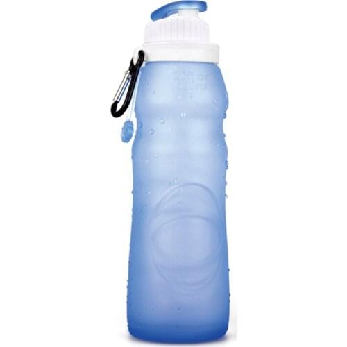 550ml Food Grade Silicone Sports Water Bottle