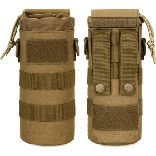 Water Bottle Pouches Holster Outdoor Travel Kettle Bags Foldable Sleeve Waist Hanging Tactical Cup Bag Kettle Satchel