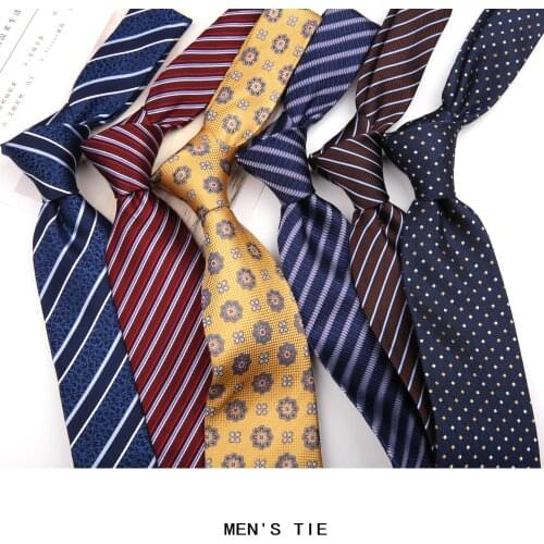 8cm Adult Silk Neckties for Mens Suits Wedding Neck Ties Retro Striped Corbatas Gravata Neckwear Gentleman Gravatas Tie