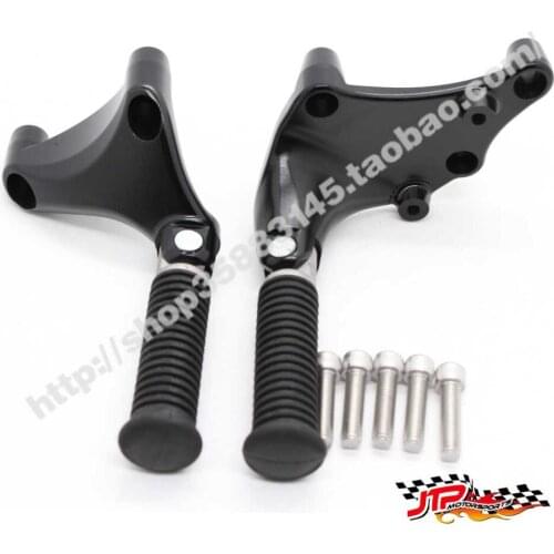 Rear Foot Rests Pegs Pedal Back Passenger Footpeg Assembly w/ Mounting Kit For Harley Sportster XL1200 883 2014-2017