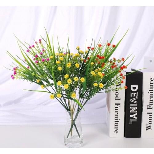 1 Bouquet Artificial Flower Fake Little flower Heads DIY Gypsophila Decoration garden Wedding Home Decoration real touch flowers