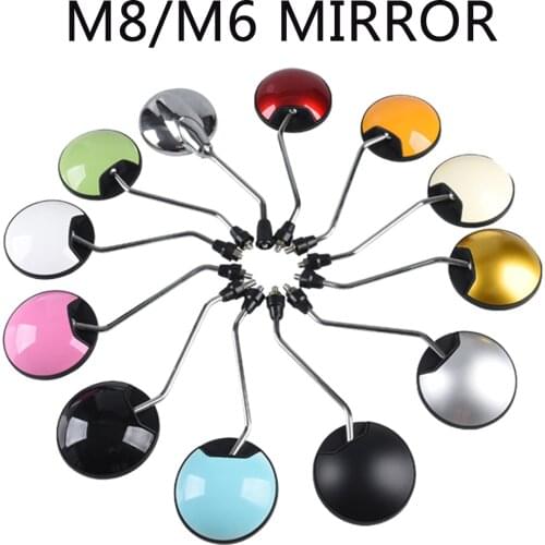 6MM/8MM scooter accessories motorcycle mirror for vespa piaggio mp3 Liberty Medley honda dio vespa gts 300 sprint stickers lx 50