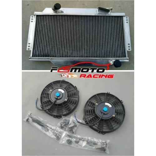 Aluminum Radiator & Fans For Triumph Spitfire MARK III/IV/1500 1964-1978 1965 1966 1967 1968 1969 1970 71 72 73 74 75 76