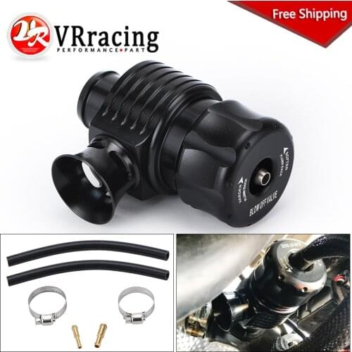 FREE SHIPPING 50/50 Recirc Valve & Dump Valve Bov Blow off Valve for AUDI A3 S3 A4 A6 A8 S4 TT 1.8 20v RACING TURBO Black