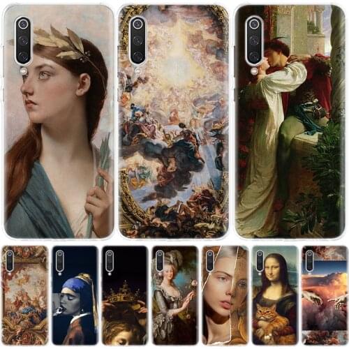 Famous painting Adorable angel Art Phone Case for Xiaomi Note 10 Mi 11 9 8 CC9 5X 6X A1 A2 A3 9T 10T Lite Pro Poco F1 X3 NFC F3