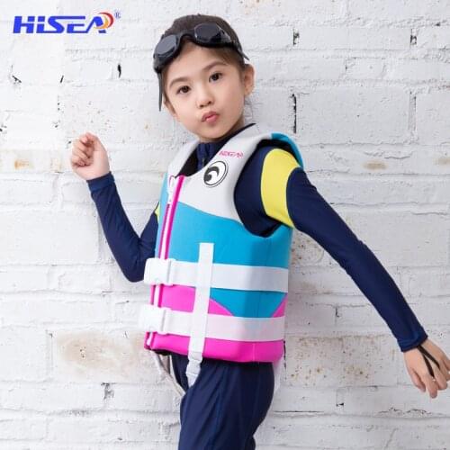 Child Life Vest Neoprene Life Jacket Children Water Buddies Boating Waterski Swimming Guard Vest for 20-120 lbs, age 1-12 years
