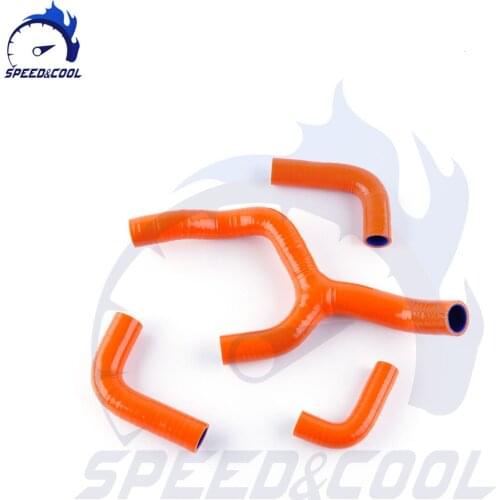 Motorcycle Silicone Radiator Coolant Hose Kit For KTM 250 350 EXC-F XCF-W 2012-2016 High Performance Pressure Temperature