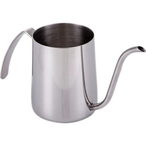 Extremely Fine Water Injection 304 Stainless Steel Ear-hanging Coffee Pot Special Hand-flushing Pot Teapot Kitchen Supplies