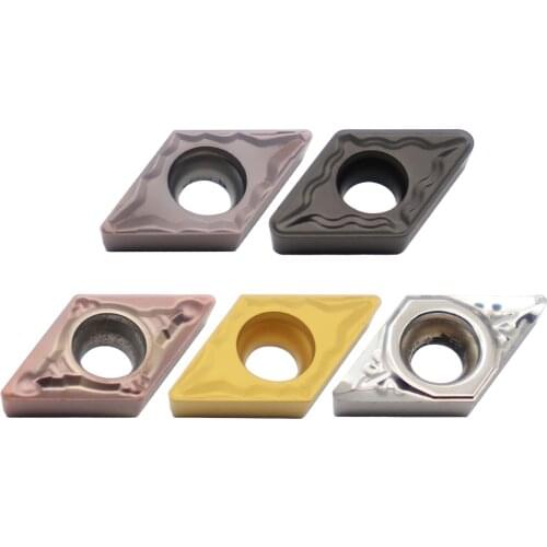 10PCS DCMT070202 DCMT070204 DCMT070208 High Quality Carbide Insert CNC Latter Tools Internal Turning Tool For SDJCR/L 07 Holder