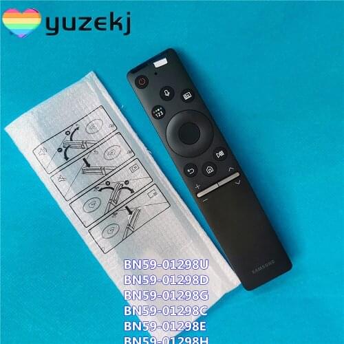 Suitable for 4K Smart TV Voice Remote Control BN59-01298U =BN59-01298D 01298A/G/C/H/E QA65Q8FNAW QA75Q7FNAW UA65NU7400W
