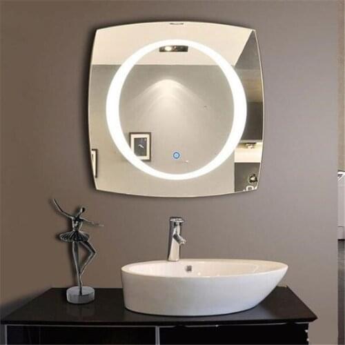 28'' Modern Waterproof Antifog Bright Led Light Mirror with Touch Switch For Bathroom Hotel Mirror Light 110/220V 1758