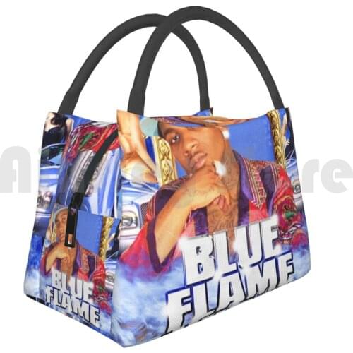 Cooler Lunch Bag Picnic Bag Lil B The Based God-Blue Flame Album Cover Lil B Hip Hop Rap Music Album Album Cover