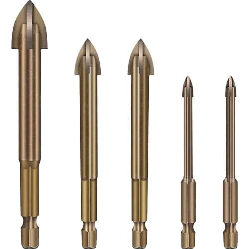 Universal Drilling Bit Tool Cross-Angle Design Widely Used Drilling Power Tools Wood Hole Puncher Cutter Cone Drill Accessories