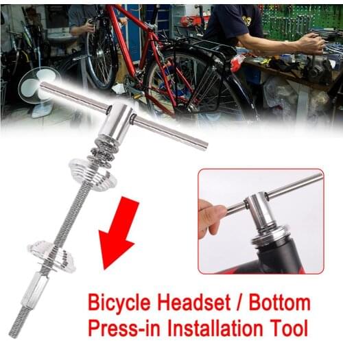 Bike Bottom Bracket Bicycle Headset Installation Dismount Tools Wrist Set press-in type BB central shaft remove repair accessori