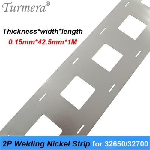 2 Meter 32650 32700 Nickel 2P High Purity Pure Nickel belt Lithium Battery Soldered Nickel Strip Batteries Ni Plate used for Pac