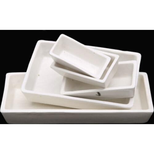 3pcs/5pcs Opening Porcelain Combustion Boat Porcelain of the Ark Porcelain Boat for Labratory Chemical Experiment