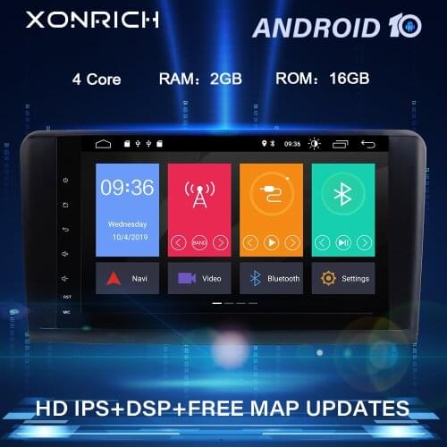 2 Din Android 10 Car Radio GPS DVD For Mercedes Benz ML W164 ML350 ML500 X164 GL320 GL Multimedia Navigation Head unit Stereo