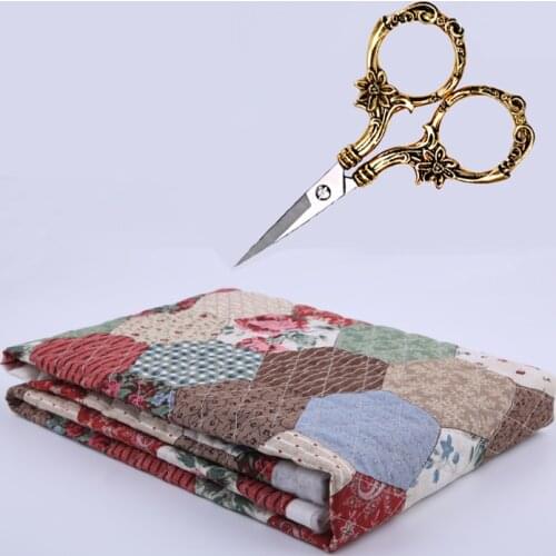 Dailylike Cotton Quilting Fabrics 100% Cotton Fabrics For Sewing Textile Quilting Curtain Tablecloth Quilting + Vintage Scissor