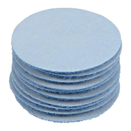 Uxcell 10pcs 1-Inch Hook and Loop Sanding Disc Aluminum Oxide Silicon Carbide 7000 Grit for Polishing Furniture, Wood, Metal