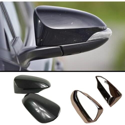 For Toyota C-HR CHR 2017 2018 Top Quality car styling decoration rear view Rearview Side glass Mirror Cover trim frame 2pcs