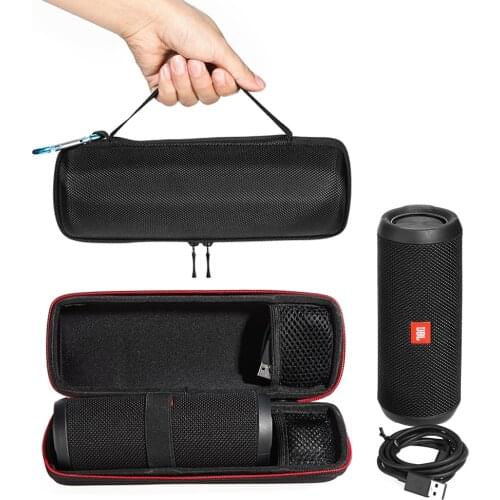 Travel EVA Carry Case Pouch Protect Cover Storage Organizer for JBL Flip 3 Wireless Bluetooth Speaker and Cable (Only Case)