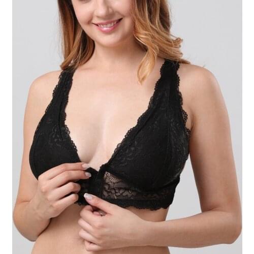 Lace Bra Push Up Bra DEF Cup Plus Size Women Underwear Brassiere Big Size Bralette Lingerie Sexy Sostenes Mujer Grande
