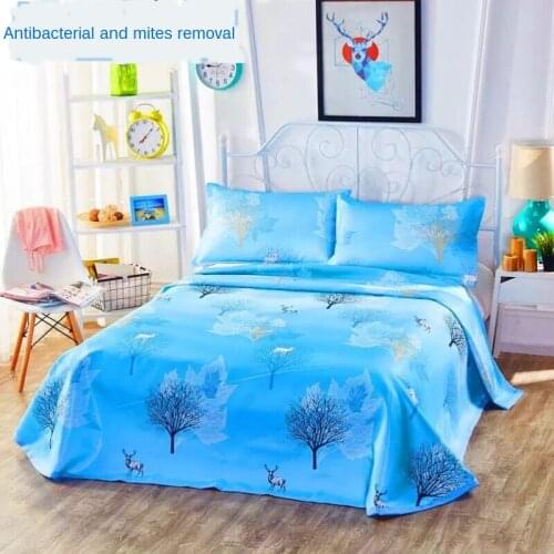 Ice Silk Mat Three-piece Foldable Washed Ice Silk Sheets Double Air Conditioning Soft Mat Bed Sheet Pillow Case