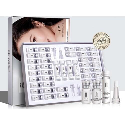 Lyophilized Powder Serum Peptide Protein Skin Care Set Caviar Essence Brighten Repair Face Tone Microneedling Anti Aging Whiten