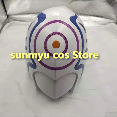 Bakuryuu Sentai Abaranger The Barmia Soldiers Baamia-hei White Bad Soliders helmet mask Cosplay Halloween