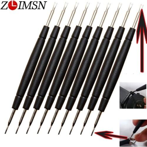 ZLIMSN Watch Repair Tool Wholesale Spring Bar Remover Watchband Strap Opener Belt Bracelet Replacement Black Watches Accessories