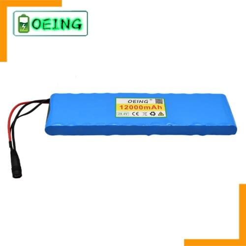 NEWEST 12Ah 7S2P 18650 li-ion Rechargeable battery pack 29.4v12000mAh electric bicycle moped Balancing scooter