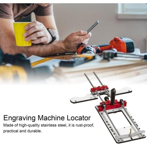 Portable Woodworking Locator Engraving Machine Locator Adjustable Locator Woodworking Workbench Tool Hand Tool Combination