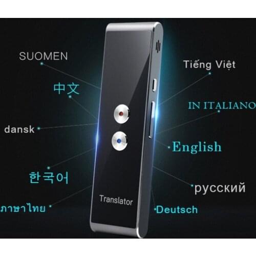Portable Smart Voice Translator Two Way Upgrade Version for Learning Travel Business Meeting 3 in 1 voice Language Translator